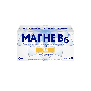 Магне В6 таб п/о N180 (Санофи)