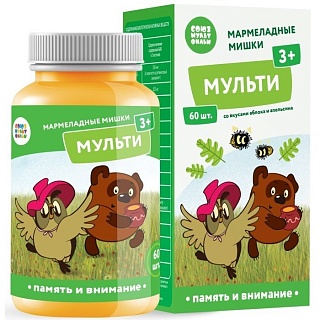 Мармеладные Витамины и минералы паст жев N60 (Внешторг)