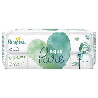 Памперс салфетки влаж Aqua Pure 2хN48 (Проктер)