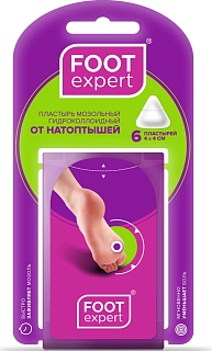 Пластырь Foot Expert гидроколлоид 4х4см N6 (Спектрум)