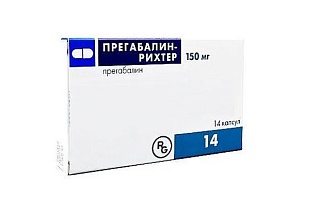 Прегабалин-Рихтер капс 150мг N14 (Гедеон)