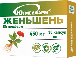Женьшень капс N30 (Югмедфарм)