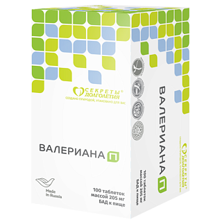 Валериана П таб п/о N100 (Парафарм)