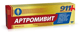 911 Артромивит крем д/тела 100мл (Твинс Тэк)