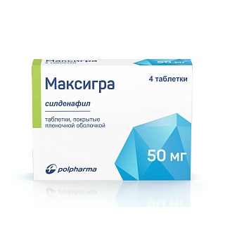 Максигра таб п/пл/о 50мг N4 (Акрихин)