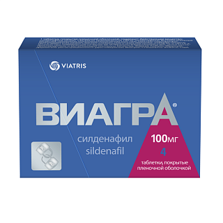 Виагра таб 100мг N4 (Пфайзер)