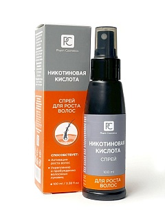 Никотиновая к-та спр д/рост волос прикорн 100мл (Фармгрупп)