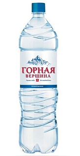 Вода мин Горная вершина негаз 1,5л (Аквалайн)