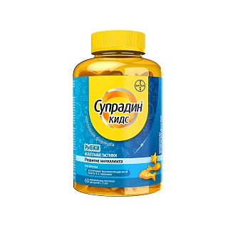 Супрадин Кидс Рыбки пастилки жев N60 (Байер)