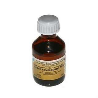 Камфорное масло 10% 30мл (Тула фф)