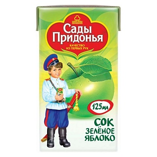 Сады Придонья сок яблоко зеленое 200мл (Сады Придонья)