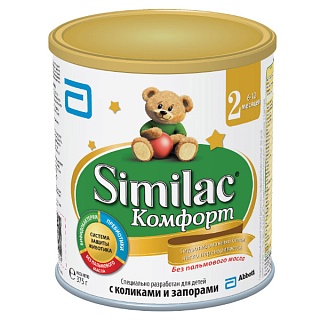 Симилак 2 смесь молоч 6-12мес 375г (Эбботт)