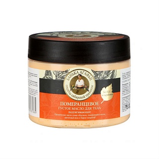 Агафьи Банька масло д/тела густое померанц подтягивающ 300мл (Первое решение)