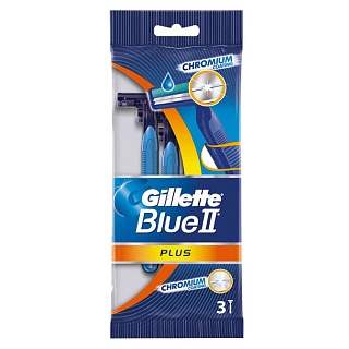 Жиллетт станок Blue II Plus однор N3 (Проктер)