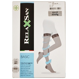 Чулки а/варикоз Релаксан stay up-70 den S5 С 21